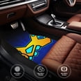 thumbnail image 4 of Qekee Geometry Dash Print Car Floor Mats Set of 4, Waterproof Car Foot Mats, Front & Rear Car Floor Foot Mat Sets of 4 Pieces, Universal Fit for Cars, Trucks, SUVs, 4 of 6