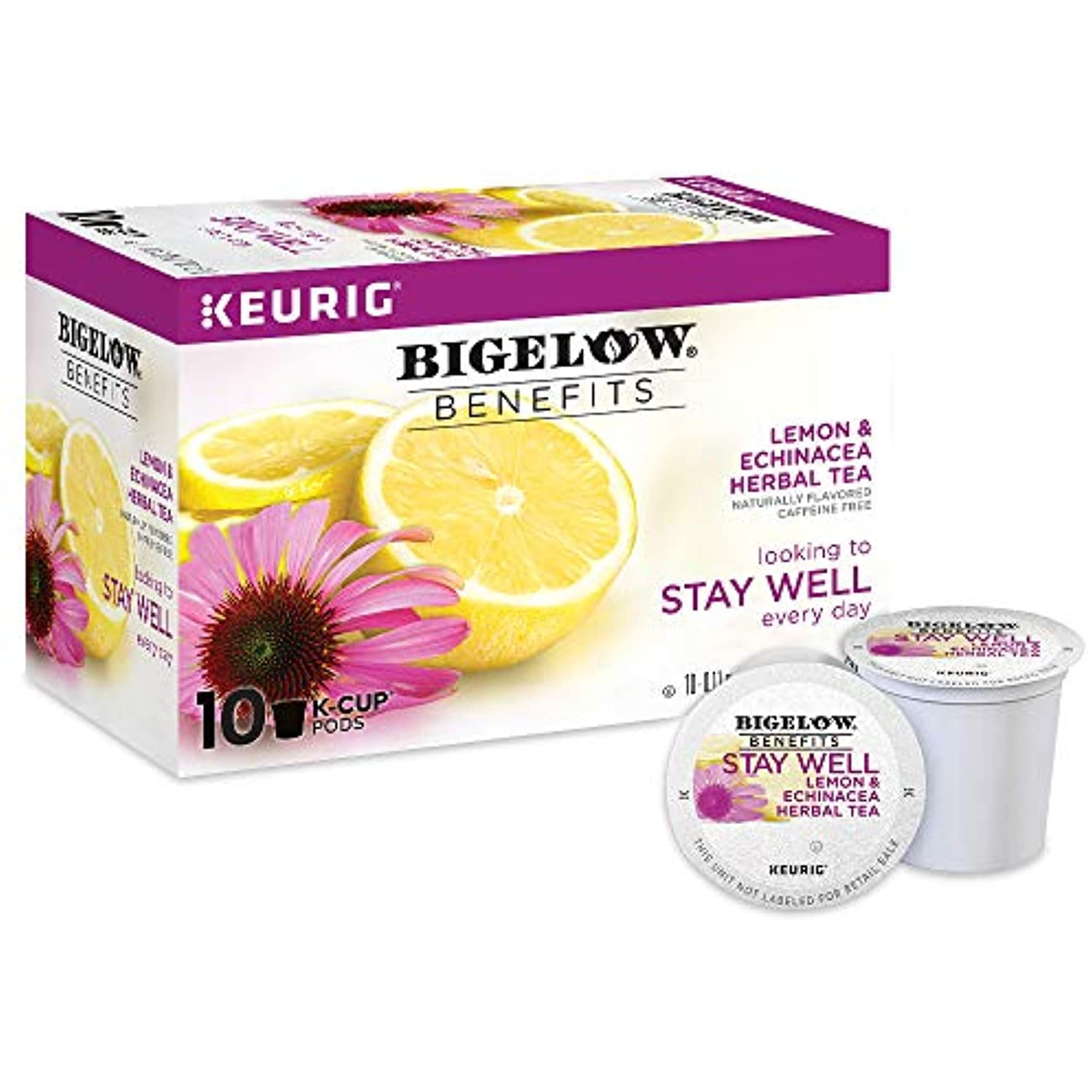 Bigelow Tea Benefits, Stay Well Lemon And Echinacea Herbal Tea Keurig K
