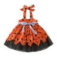 thumbnail image 3 of WEAIXIMIUNG Robes d'Été Mignonnes pour Enfants 10-12 Filles Robe Sans Manches en Maille Dessin Animé Robe de Fête Performance 6-12 Mois, 3 of 9