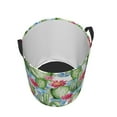 thumbnail image 3 of Kll Flowers And Cactus Waterproof Foldable Laundry Hamper Bucket With Handles For Storage Bin,Kids Room,Home Organizer (Medium), 3 of 8