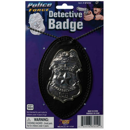 Morris Costumes Deluxe Detective Badge, Style FM67219