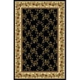 thumbnail image 1 of Radici 1427-1723-BLACK Noble Rectangular Black Transitional Italy Area Rug, 7 ft. 9 in. W x 11 ft. 6 in. H, 1 of 1
