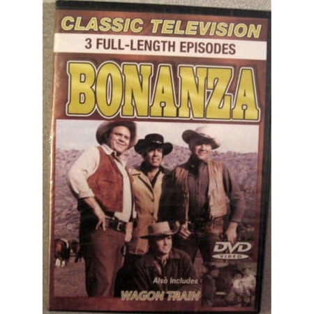 Bonanza/Wagon Train (Classic Television 3 Full-Length Episodes) DVD NEW