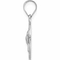 thumbnail image 2 of 14K White Gold Polished And Satin Hollow Holy Spirit Pendant (23.55 X 18) Made In United States -Jewelry By Sweet Pea, 2 of 7