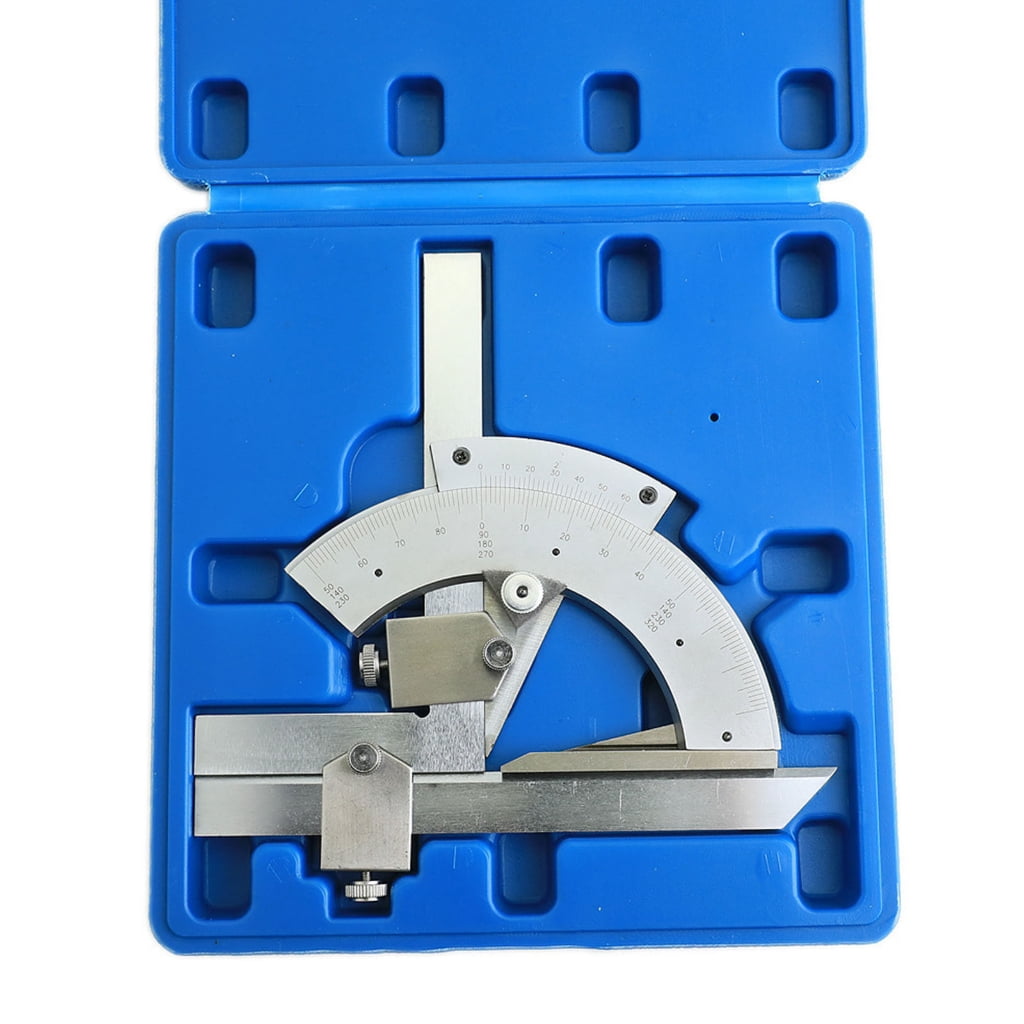 Osdhezcn Vernier Bevel Protractor Measurement Instrument for Woodworking Angles Finder