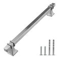 thumbnail image 2 of Modket M1613 Modern Euro Bar Cabinet Handle 304 Stainless Steel — 10" Overall Length, 7-1/2" (192mm) Hole Centers, Brushed Nickel— 25-Packs, 2 of 6