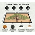 thumbnail image 6 of A1HC First Impression Hand-Crafted Rubber Coir Life of Tree Double Door Mat (30" X 48"), 6 of 6