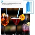 thumbnail image 3 of CIMAXIC Colored Reusable Plastic Straws, Blue, Thickened Material, Easy Clean, Drinking Use, 25Pcs, 3 of 6