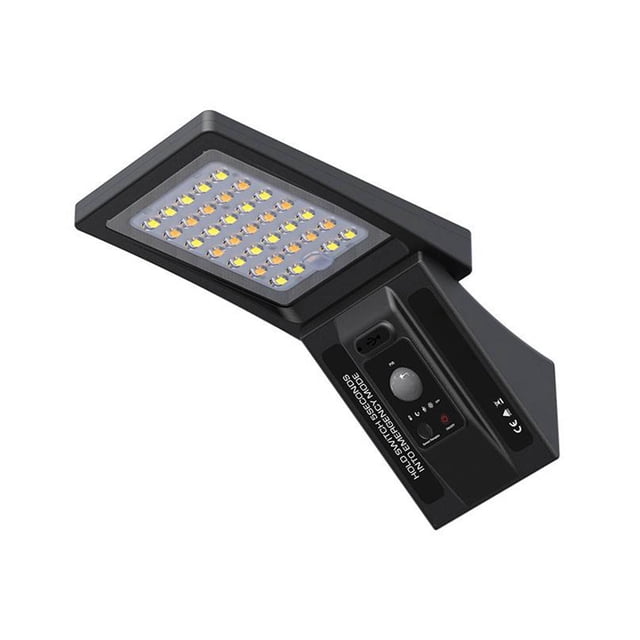 Naiovety Luz solar Montado en la pared Modos múltiples Inducción Control inteligente Luces de pared Durable Fácil de instalar Iluminación de paisaje Iluminación y accesorios Naiovety HA073552-00B