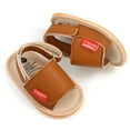 thumbnail image 5 of Uccdo Summer Infant Baby PU Leather Sandals Newborn Soft Sole Flats Shoes First Walkers 0-18M, 5 of 7