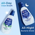 thumbnail image 6 of Crest Mouthwash Pro-Health Nightly Bacteria Shield, Anti-Bacterial for Overnight Protection, Alcohol Free, Antigingivitis & Antiplaque, Soothing Mint Flavor, 1 L (33.8 fl oz), 6 of 12