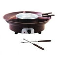 thumbnail image 4 of Fondue Pot Set,Electric Chocolate Fondue Maker with 4 Forks, Cheese Melting Fondue Machine Kit,Temperature Ctrol.US Plug, 4 of 5