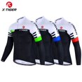 thumbnail image 2 of X-TIGER - Maillot de ciclismo de manga larga de alta calidad para ciclismo de montaña, ropa deportiva para ciclismo de montaña, camiseta de ciclismo con cremallera completa, 2 of 5