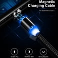 thumbnail image 4 of sweethay Cable USB LED de nailon de 1M, de carga rápida, reemplazo de Cable Micro USB para S6 S7 Edge 2piezas, 4 of 6