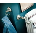 thumbnail image 2 of Moen Wembley DN8203BN Robe Hook 2-Hook Zinc Brushed Nickel, 2 of 2