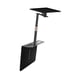 thumbnail image 4 of Soporte para proyector de altura ajustable para escritorio, metal negro, fácil instalación Cabezal de trípode pequeño, 4 of 7