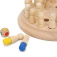 thumbnail image 1 of LHCER Desktop Chess Game,Chess Game,Wooden Memory Match Chess Game Desktop Educational Children Board Game, 1 of 10