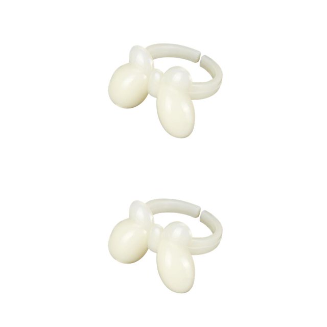 Guardurnaity 50 piezas de punta de exhibición de esmalte de uñas accesorio de manicura conveniente anillos de exhibición en forma de mariposas para de Type5 NO5 Guardurnaity CBP195667