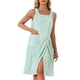 thumbnail image 1 of Inspire Chic Toalla de Ducha para Mujeres, Bata con Correa, Vestido Sin Mangas Usable con Botones y Bolsillos, Spa XL Verde, 1 of 6
