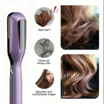 2 In1 Women Hair Split Ends Trimmer Cordless Split End Remover Automatic Split End Trimmer With Blue Light Hair Care Split End Hair Trimmer For Dry Damaged Brittle