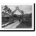 thumbnail image 2 of Historic Framed Print, Gateway to Oak Mt. Rserve Resort hotel in the Adirondack Mts., N.Y., 17-7/8" x 21-7/8", 2 of 9