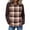 160#Coffee, variant on Women Crewneck Tops Plaid Print Raglan Sleeve Thermal Casual Fall Shirt