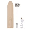 thumbnail image 2 of Handheld Milk Frother Wand for Coffee, Cordless Rechargeable Handheld Drink Mixer Electric Foam Maker Waterproof Drink Mixer Foamer for Coffee Stirring Milkshake Whisking, 2 of 7