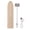 Apricot, variant on Yajisi Electric Milk Frother Cordless Rechargeable Handheld Drink Mixer for Coffee Stirring Milkshake Whisking Mini Foam Maker 9.1 inches / 23 cm White