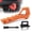 Orange, variant on AMBULL Tow Hitch Receiver Hook with Hitch Tightener, Truck Hitch 2 Inch Receiver Hitch, Drop Forged Steel Trailer Hitch Receiver 88000 Lbs Break Strength, Scorpion Tail Tow Hook for Trucks, White