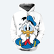 thumbnail image 3 of Nueva sudadera con capucha de dibujos animados de Disney para hombre, con estampado 3D del pato Donald, sudadera con capucha informal de moda urbana para hombre, 3 of 5