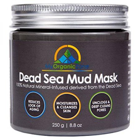 Dead Sea Mud Mask for Deep Pore Cleansing, Acne Treatment, Anti Aging & Anti Wrinkle, Organic Natural Facial Mask, Smoothes and Softens Skin, Levels Marks