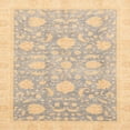 thumbnail image 1 of Ahgly Company Indoor Square Abstract Brown Oriental Area Rugs, 4' Square, 1 of 6