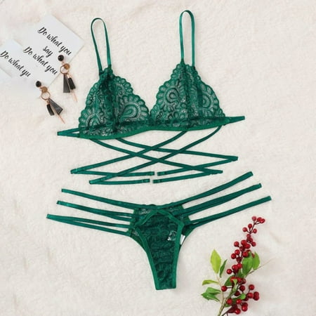 

Women Lace Lingerie Nightwear Underwear G-string Bodydoll Sleepwear Bra Set