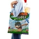 thumbnail image 4 of Golf Crazy Bolso de tela con estampado de lienzo para mujer, bolsa de compras reutilizable y estética, con cremallera interior, regalo para mujer,40*40cm., 4 of 6