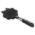 thumbnail image 4 of Waffle Pan, Uniform Heating Double Sided Stove Waffle Maker Non Stick  For Kitchen, 4 of 8