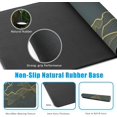 thumbnail image 4 of Mountain Line Art Large Gaming Mouse Pad,Waterproof Desk Mat for Desktop,Non-Slip Rubber Base Mousepad with Stitched Edges for Laptop Office and Home 35.4X15.7 Inch, 4 of 7