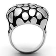 thumbnail image 3 of no plating Stainless Steel Ring Epoxy Jet TK1208 for Women Jet Stone Color Style High Size 9, 3 of 4