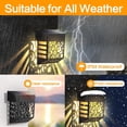 thumbnail image 3 of Luces solares para terraza, diseño exclusivo, luces de escalera para exteriores, luces solares impermeables, panel solar de funcionamiento automático para patio, iluminación decorativa para jardín,, 3 of 5