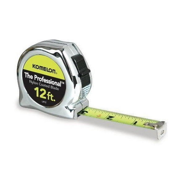 Komelon USA High Viz Professional Tape Measures, 5/8 in x 12 ft - 4 EA (416-412HV)