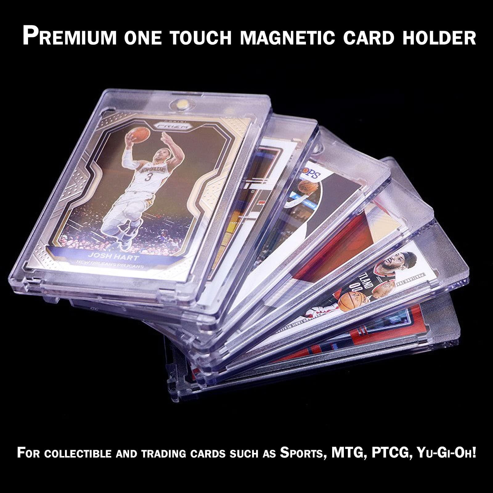 ToBeAce 25-Pack Magnetic Card Holders - 35pt Thick, UV Protective Screwdown Cases For Sports & Trading Cards - View #6