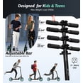 thumbnail image 4 of LNOW Kick Scooter for Ages 5+, Kid, Teens & Adults,Max Load 220 LBS,8IN Big Wheels,4 Adjustable Levels,Lightweight, Foldable, 4 of 14