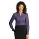Port Authority L640 Femmes Crosshatch Easy Care Shirt&44; Vendanges - 2XL – image 1 sur 6