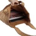 thumbnail image 4 of LHSHID Straw Beach Bag for Women Summer Woven Tote Bag Shoulder Handbags, 4 of 8