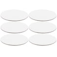 thumbnail image 2 of 6 Pcs Planche à Dessin Ronde en Toile 20CM Planche de Peinture d'Art Premium Planche Ronde en Toile d'Artiste Planche à Croquis en Toile de Peinture à l'Huile (Blanc, 2 of 4