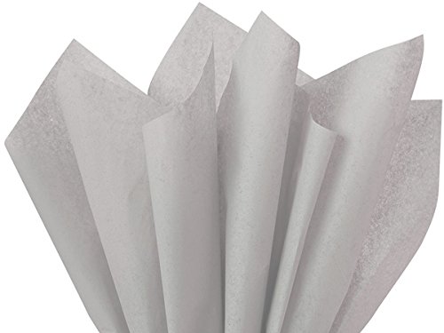 Gray Tissue Paper 15' X 20' - 100 Sheet Pack