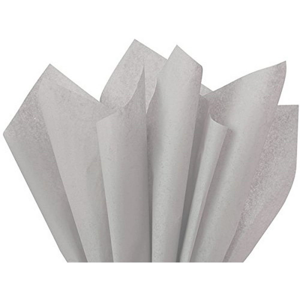 Gray Tissue Paper 15" X 20" 100 Sheet Pack