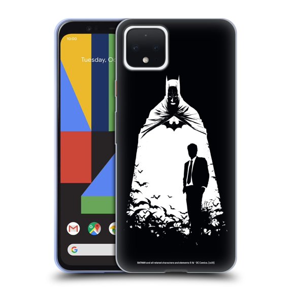 Head Case Designs Officially Licensed Batman DC Comics Duality Alter Ego Bats Soft Gel Case Compatible with Google Pixel 4