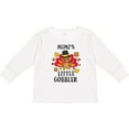 thumbnail image 3 of Inktastic Mimis Little Gobbler with Turkey and Leaves Boys or Girls Long Sleeve Toddler T-Shirt, 3 of 5