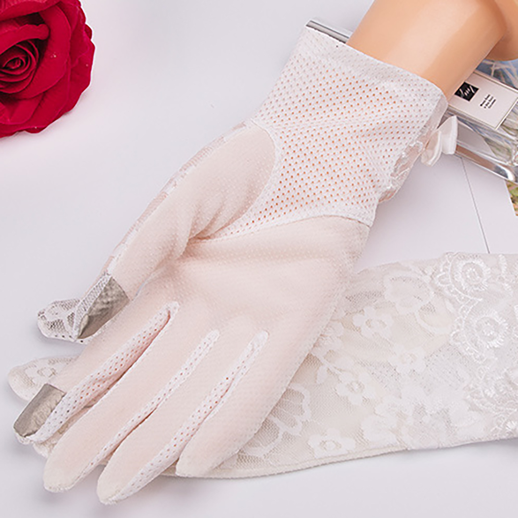 Gants En Dentelle Florale Pour Mariée - Élégants Et Délicats - Multiples Couleurs - Lavage Main