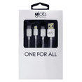 thumbnail image 2 of Cable 3 en 1 GLOB Micro/lightning/tipo C, 2 of 3